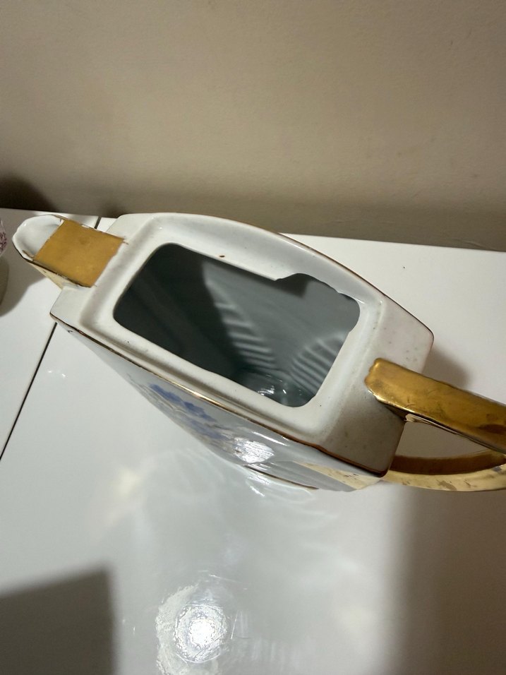 Antika porselen biblo - Görsel 2