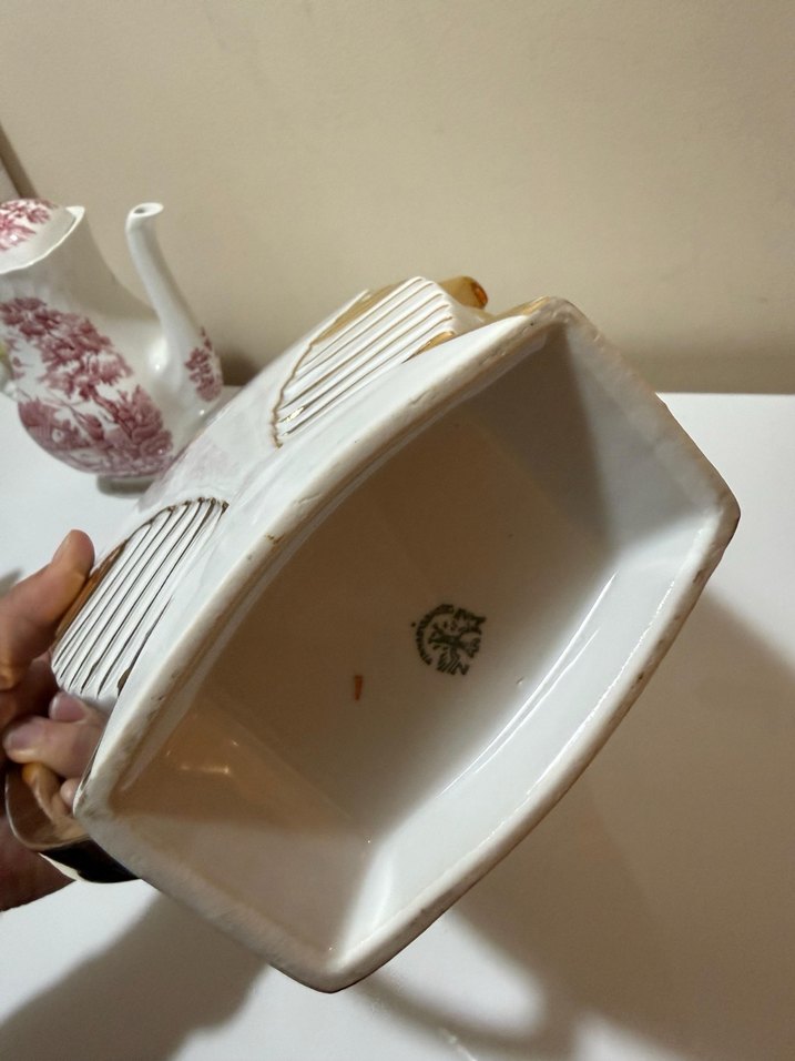 Antika porselen biblo - Görsel 3