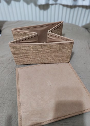 Bej Saklama Kutusu Sepet - Görsel 3