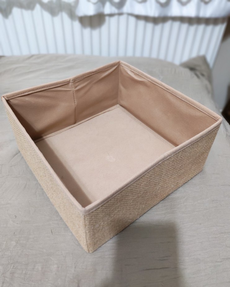 Bej Saklama Kutusu Sepet - Görsel 2