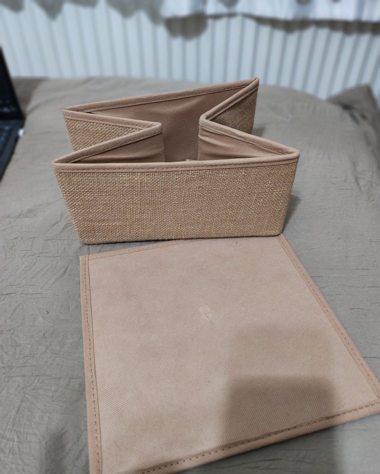 Bej Saklama Kutusu Sepet - Görsel 3