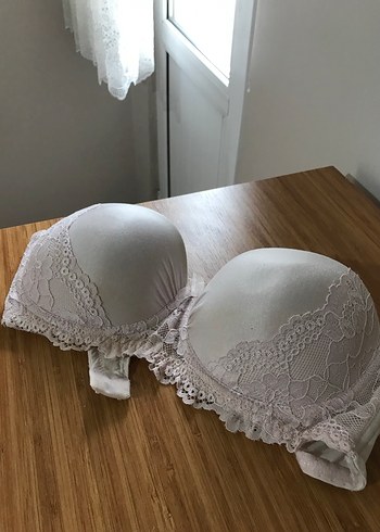 Beyaz Bohem Dantelli Parisian Sütyen - Görsel 2