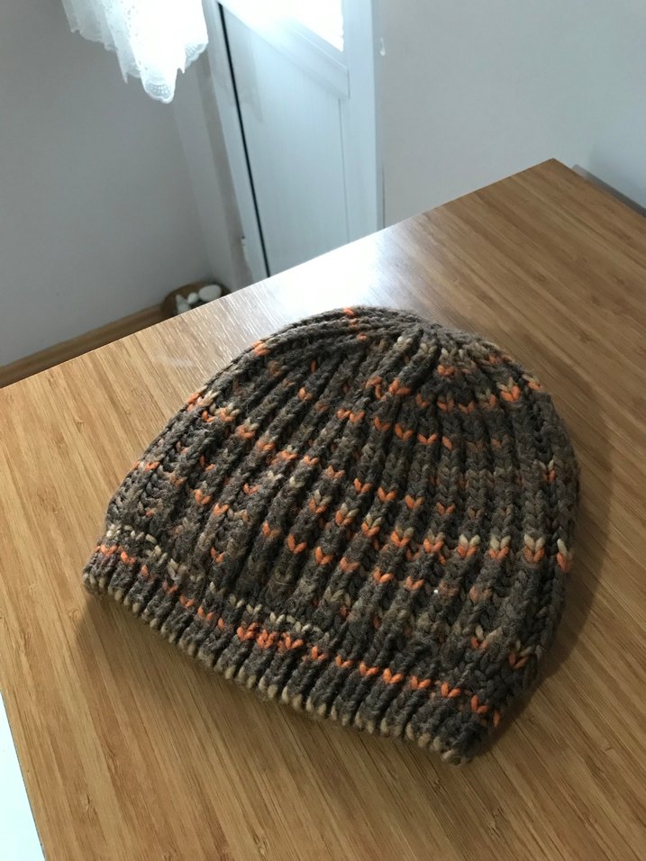 Gri Örgü Kadın Bere 3 adet - Görsel 2