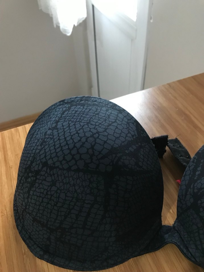 Siyah Midi Goth Sütyen - Görsel 2