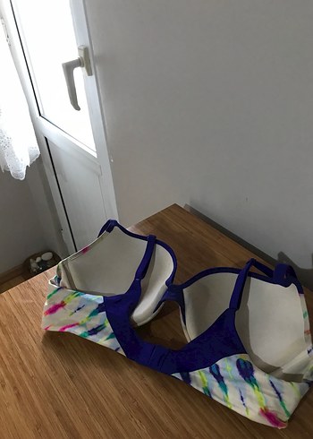 Renkli Tie-Dye Desenli Spor Sütyen - Görsel 3