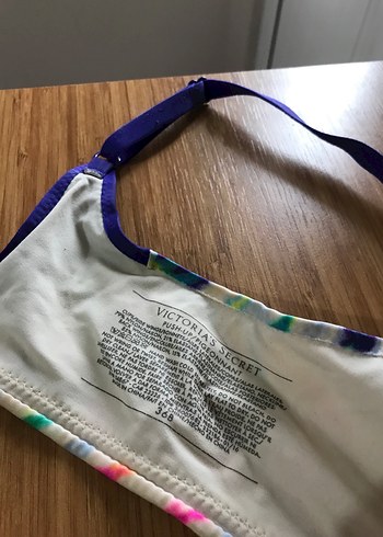 Renkli Tie-Dye Desenli Spor Sütyen - Görsel 5