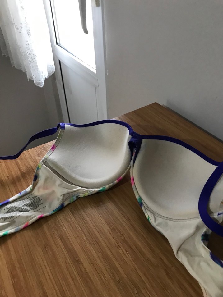 Renkli Tie-Dye Desenli Spor Sütyen - Görsel 4