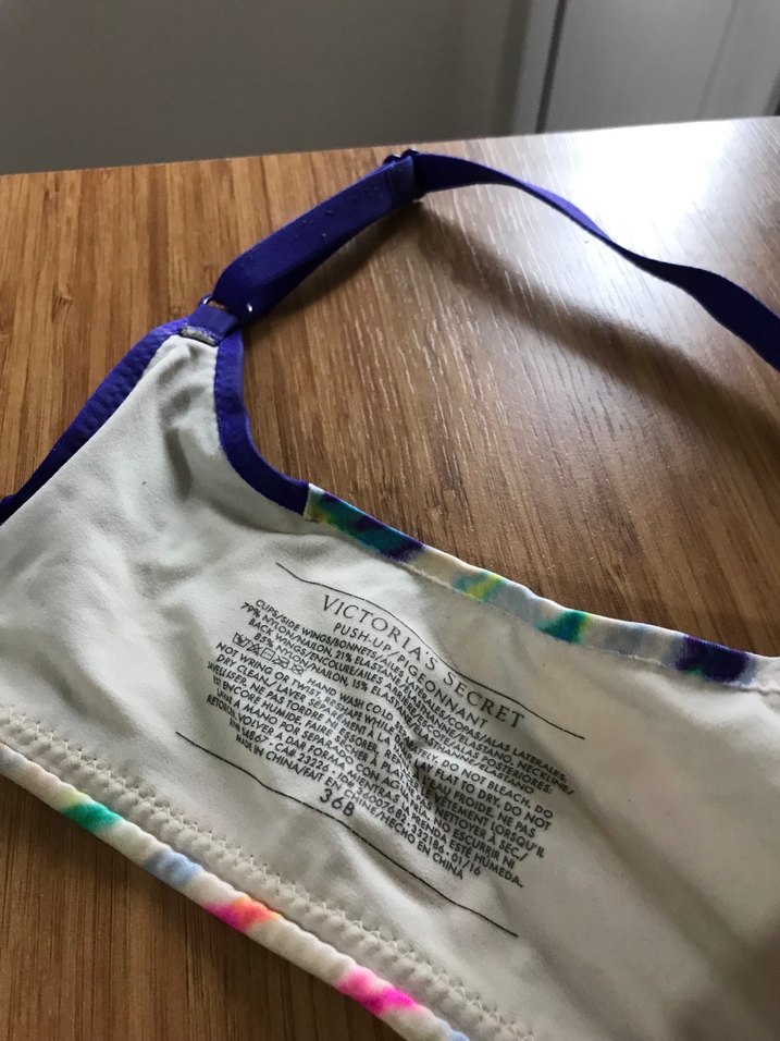 Renkli Tie-Dye Desenli Spor Sütyen - Görsel 5