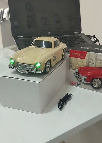 Beyaz ses bombası blutetlu usb ve aux girişli tf kart girişli