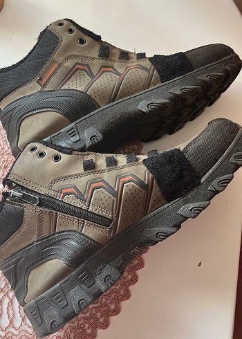 Gri Kahverengi Spor Erkek Outdoor Bot - Görsel 2