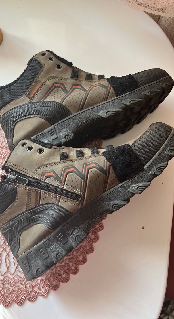 Gri Kahverengi Spor Erkek Outdoor Bot - Görsel 2