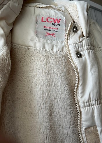 Beyaz Midi kız çocuk  Yelek - Görsel 2