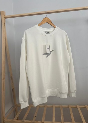 Beymen Beymen Beyaz Kadın Pamuklu Sweatshirt