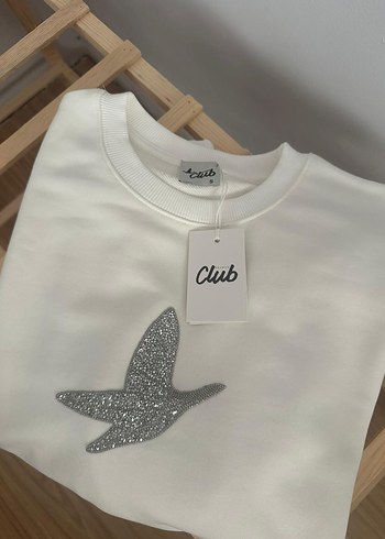Beymen Beyaz Kadın Pamuklu Sweatshirt