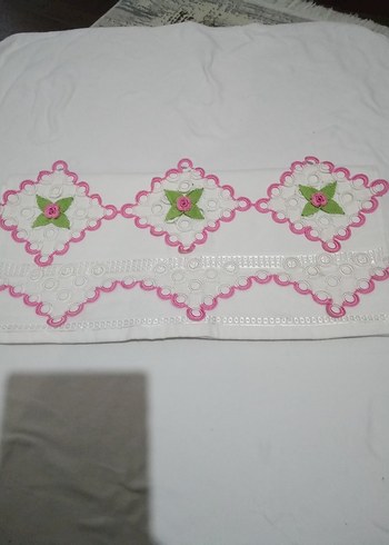 Nakışlı Çok Renkli Havlu Kenarları - Görsel 3