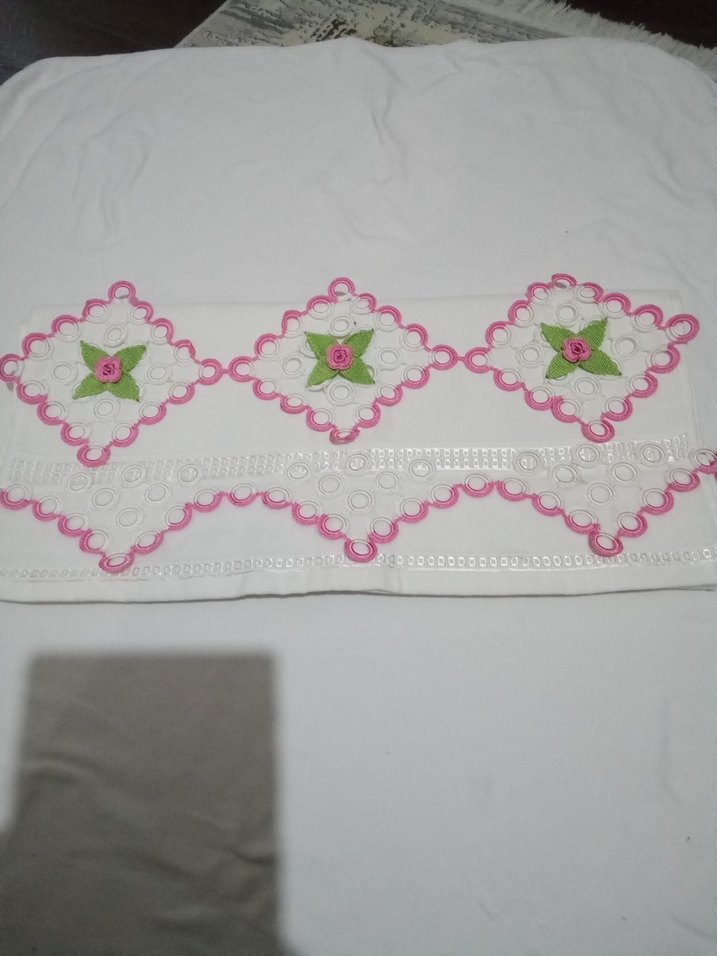 Nakışlı Çok Renkli Havlu Kenarları - Görsel 3