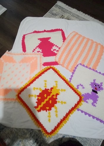 Renkli El Yapımı Banyo Süngeri Seti - Görsel 7