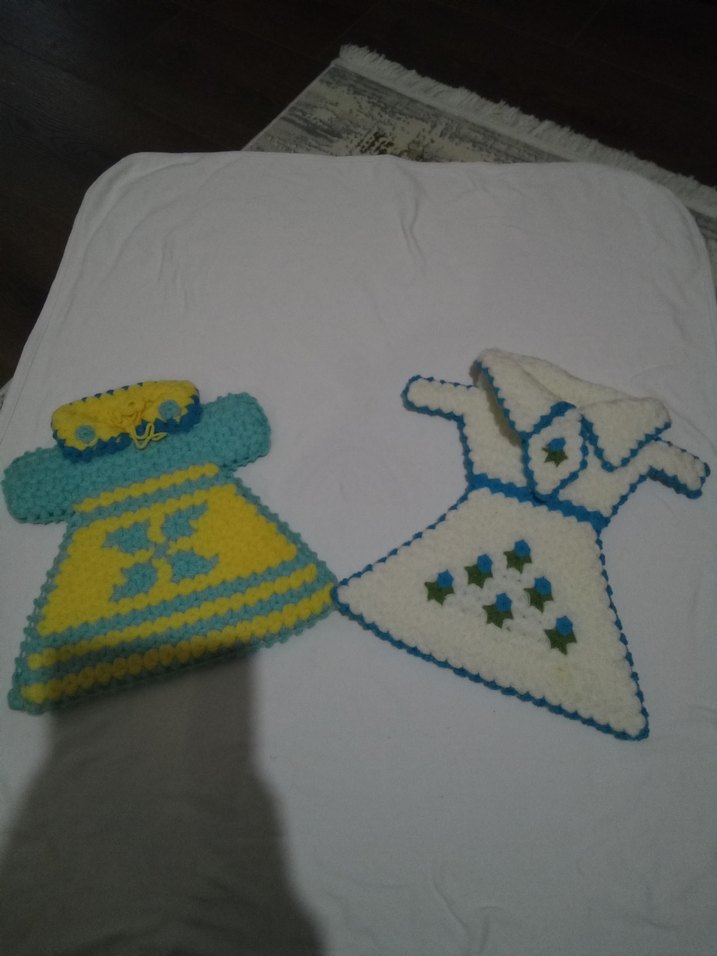 Renkli El Yapımı Banyo Süngeri Seti - Görsel 4