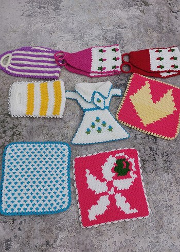 Renkli El Örgüsü Banyo Süngeri - Görsel 6