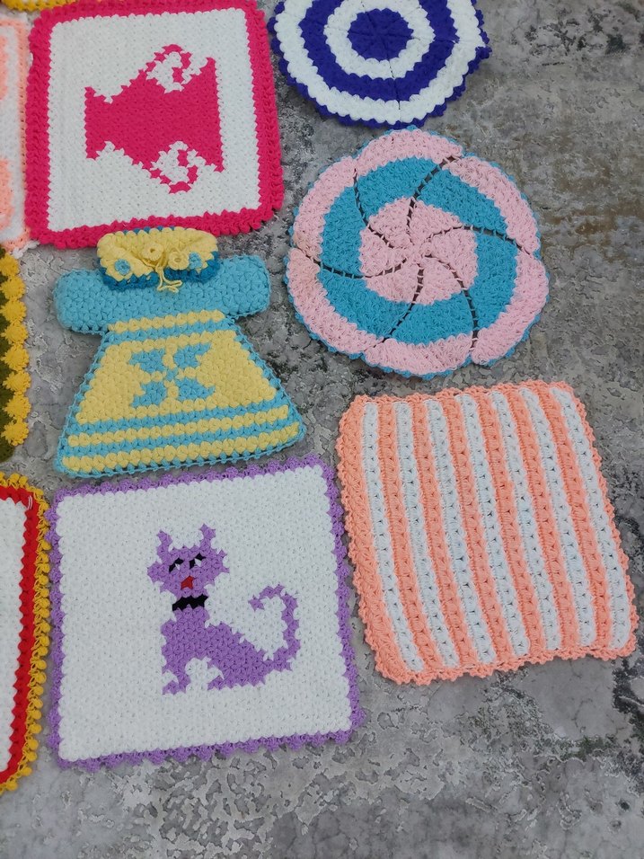 Renkli El Örgüsü Banyo Süngeri - Görsel 4