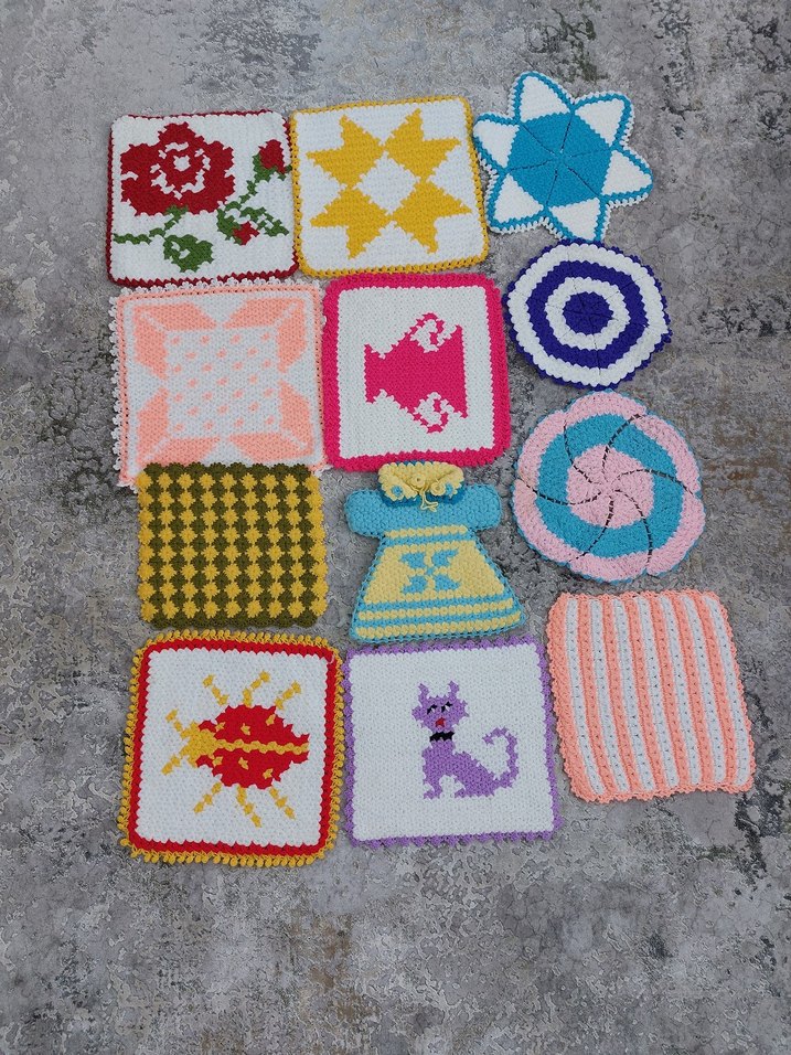 Renkli El Örgüsü Banyo Süngeri - Görsel 2