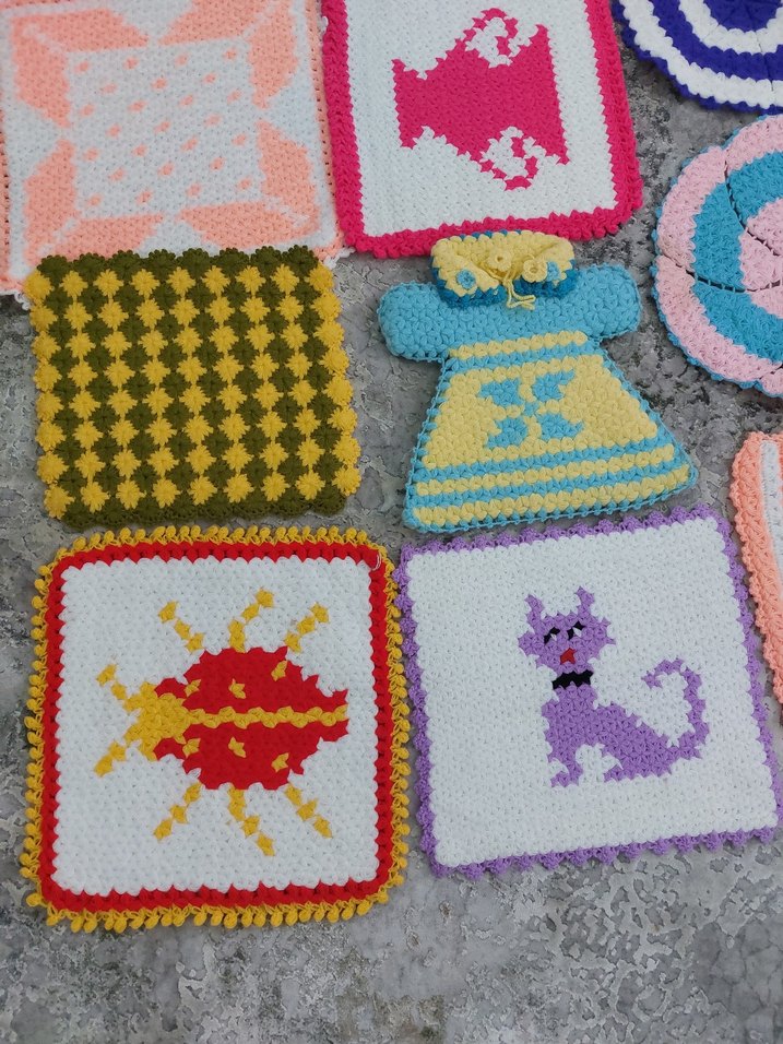 Renkli El Örgüsü Banyo Süngeri - Görsel 3