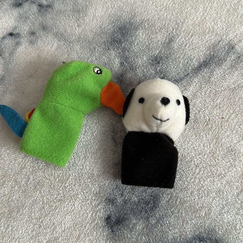 Renkli Parmak Kuklaları Seti - Görsel 2