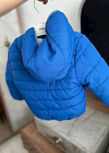 Mavi Erkek Çocuk Fermuarlı Mont - Görsel 5