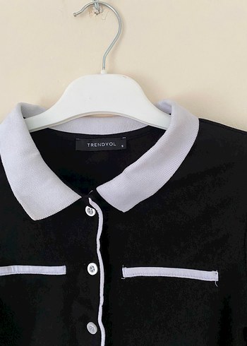 Düğmeli Siyah Kadın Hırka - Görsel 3