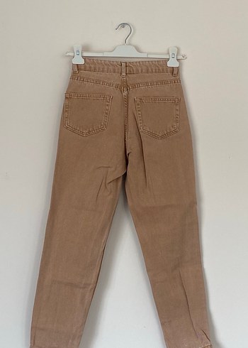 Bej Kadın Kot Pantolon - Görsel 4