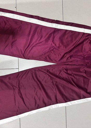 Bordo Parlak Yandan Şeritli Kadın Spor Pantolon Defacto