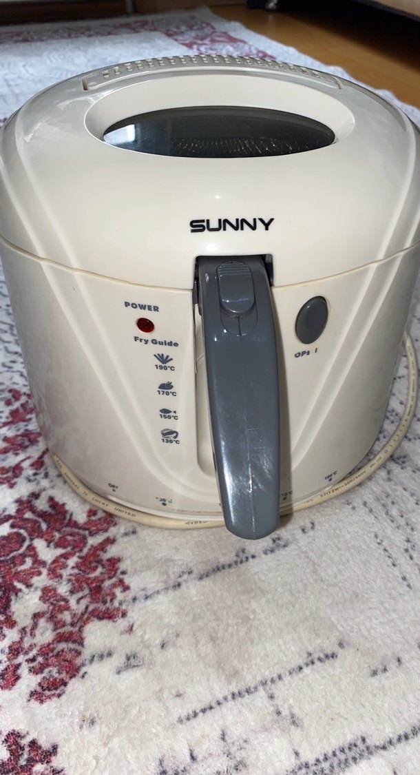Sunny Beyaz Elektrikli Fritöz ve ızgara - Görsel 5