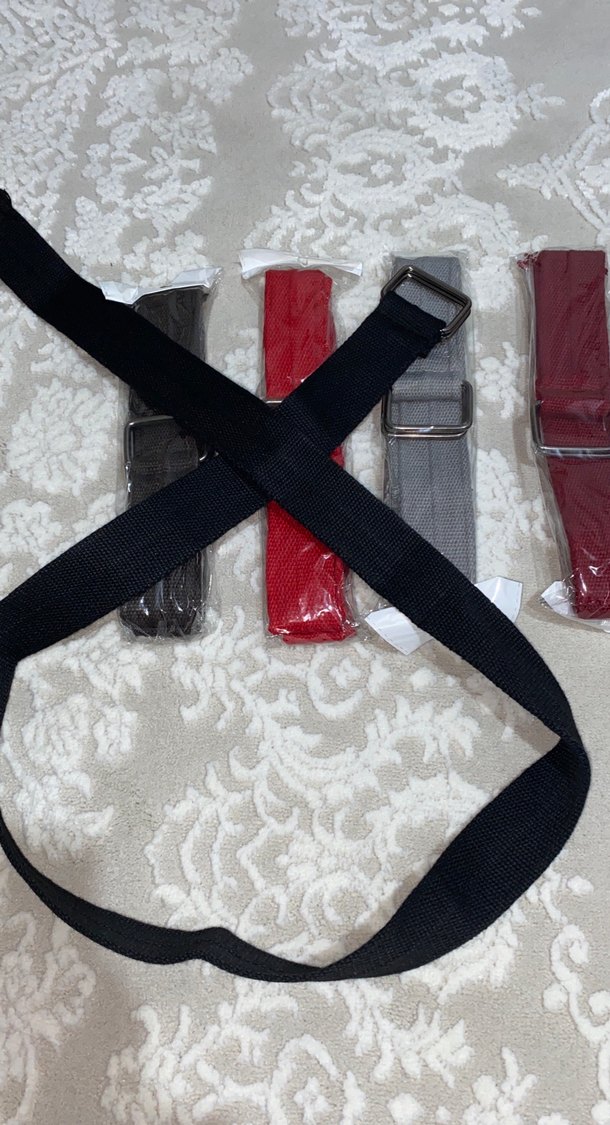 Kadın Kemer - Kırmızı ve Gri Renk Seçenekleri - Görsel 2