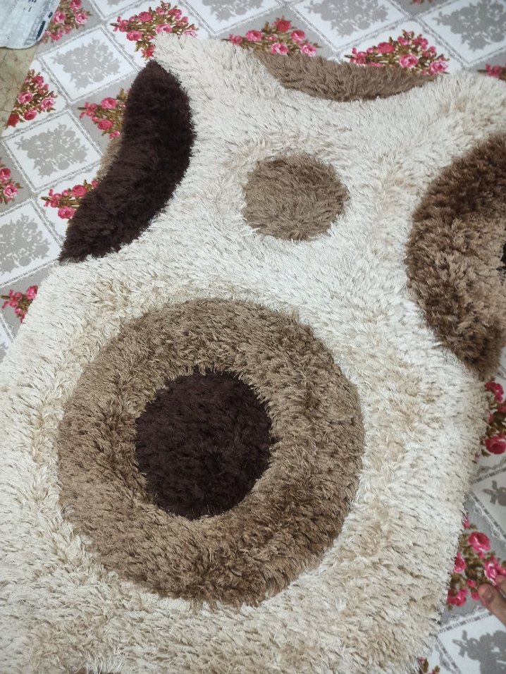 AÇIKLAMAYI OKUYUN 2 TANE HALI VARDIR 
Kahverengi Yumuşak Halı - Görsel 3