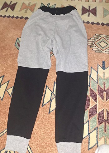 Gri Erkek Rahat Kesim Fermuarlı Eşofman Altı - Görsel 3