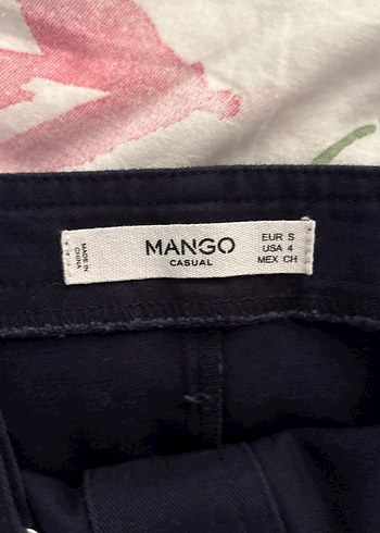 Kızlar İçin Düğmeli Lacivert Denim Salopet - Görsel 3