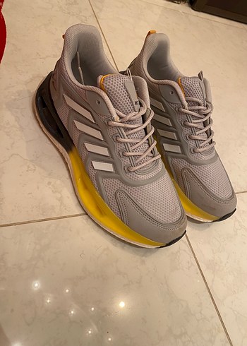 Gri Bağcıklı Erkek Spor Ayakkabı - Görsel 4