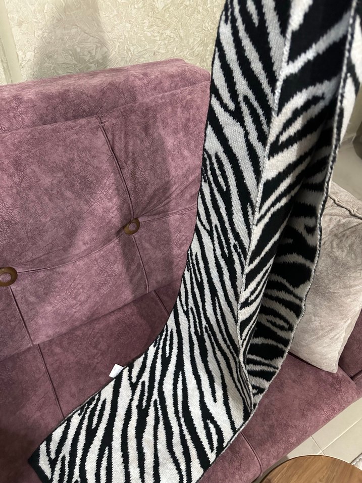 Zebra Desenli atkı - Görsel 2