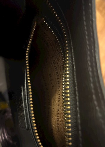 Klasik Siyah Deri Kadın Çanta - Görsel 4