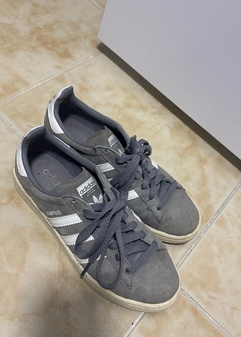 Gri Adidas Campus Kadın Spor Ayakkabı - Görsel 5