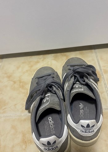 Gri Adidas Campus Kadın Spor Ayakkabı - Görsel 4