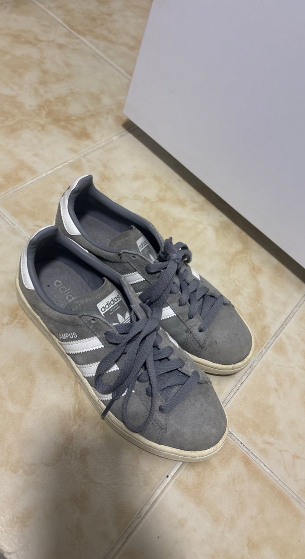 Gri Adidas Campus Kadın Spor Ayakkabı - Görsel 5