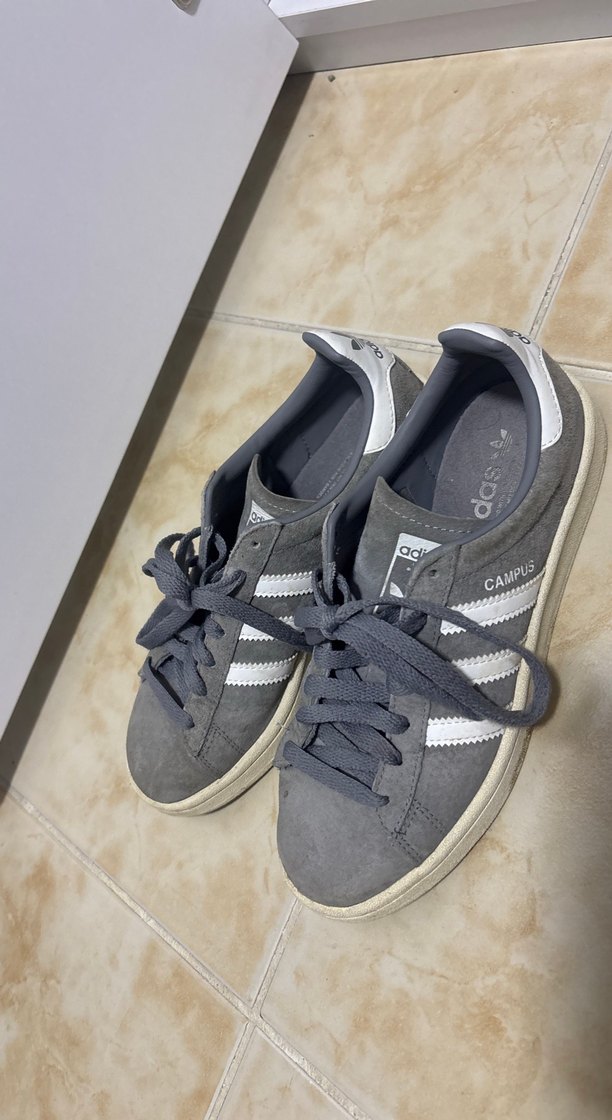 Gri Adidas Campus Kadın Spor Ayakkabı - Görsel 3