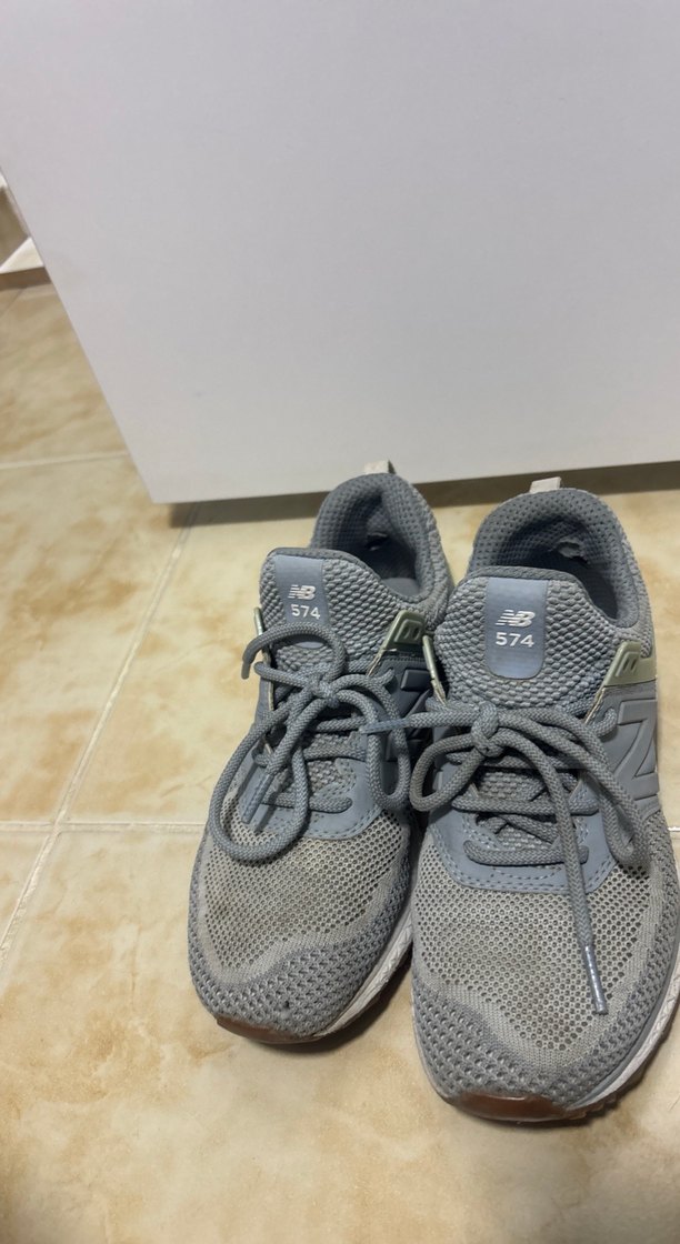 Gri Kadın Spor Ayakkabı Velcro Detaylı - Görsel 2