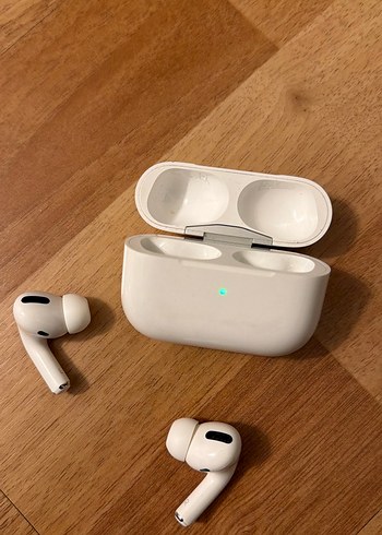 Airpod pro Beyaz Kablosuz Kulaklık ve kutusu - Görsel 3