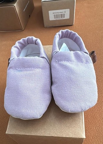 Kız Bebek İlk Adım Pamuklu Ayakkabı no 19