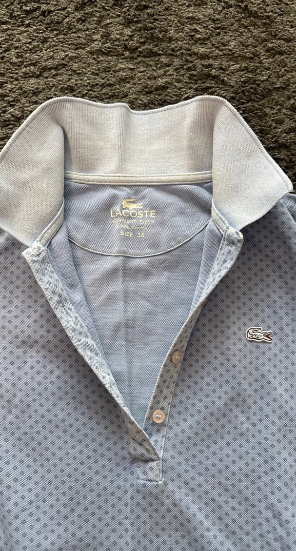 Düğmeli açık mavi Midi Kısa Kollu Elbise - Görsel 2