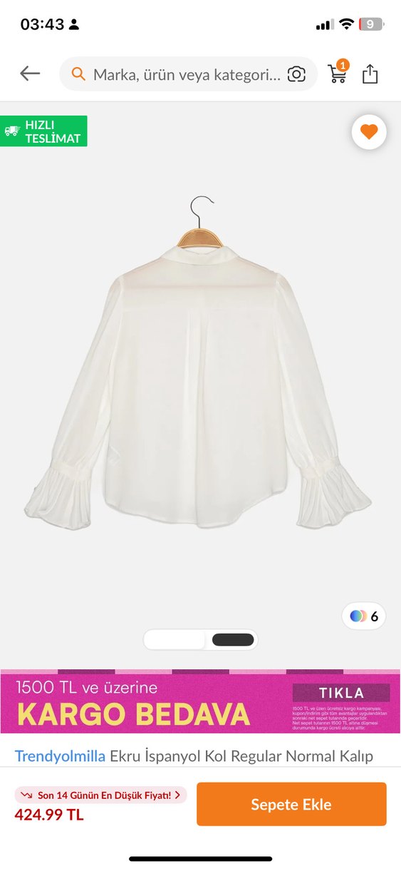 Beyaz V Yaka Kemerli Kadın Gömlek - Görsel 5