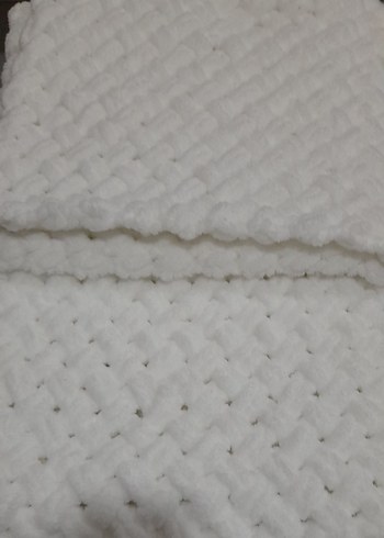 Bebekler için Beyaz Yumuşak Battaniye - Görsel 2