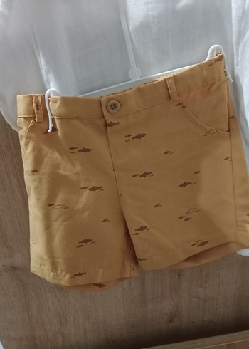 Erkek Çocuk Keten Düğmeli Kısa Kollu Gömlek - Görsel 2